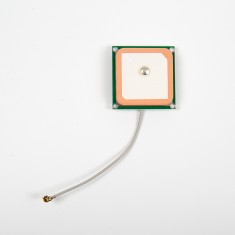 Antena GPS ativa cer&acirc;mica integrada 25&times;25&times;8 mm, alto ganho 28 dB, comprimento 5 cm para Arduino