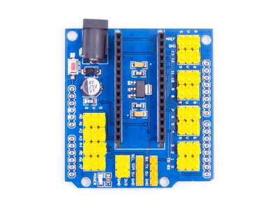 Shield adaptador de expans&atilde;o Nano com breakout de I/O, azul - Imagem 1
