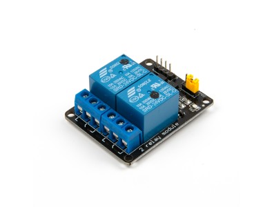 M&oacute;dulo Rel&eacute; 2 Canais N&iacute;vel Baixo com Acoplamento &Oacute;ptico DC24V para Arduino - Imagem 4