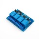 M&oacute;dulo de Rel&eacute; 4 Canais N&iacute;vel Baixo com Acoplamento &Oacute;ptico para Arduino - Thumb - 4