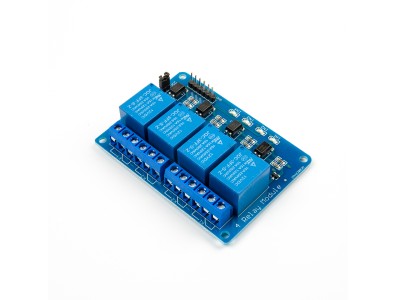M&oacute;dulo de Rel&eacute; 4 Canais N&iacute;vel Baixo com Acoplamento &Oacute;ptico para Arduino - Imagem 4