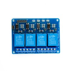 M&oacute;dulo de Rel&eacute; 4 Canais N&iacute;vel Baixo com Acoplamento &Oacute;ptico para Arduino
