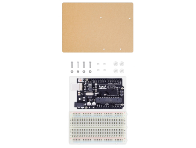 Plataforma acr&iacute;lica para Uno e protoboard - Imagem 1