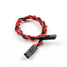 Cabo Dupont f&ecirc;mea-f&ecirc;mea 2 pinos 2,54 mm torcido