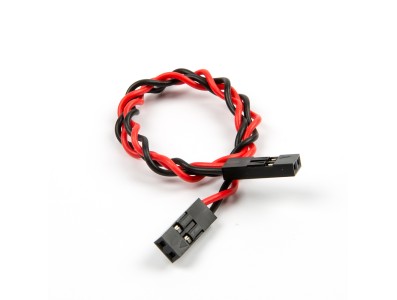 Cabo Dupont f&ecirc;mea-f&ecirc;mea 2 pinos 2,54 mm torcido - Imagem 1