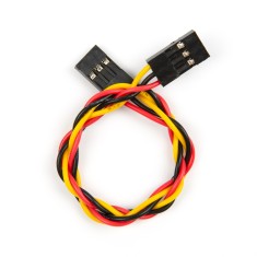 Cabo Dupont f&ecirc;mea-f&ecirc;mea 3 pinos 2,54 mm torcido