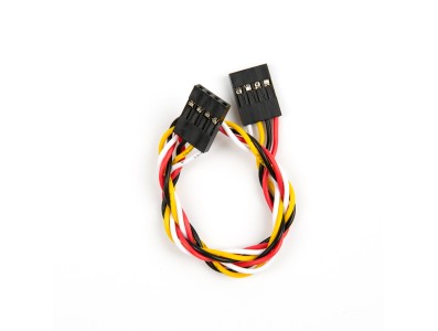 Cabo Dupont f&ecirc;mea-f&ecirc;mea 4 pinos 2,54 mm torcido - Imagem 4