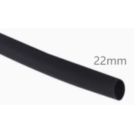 Tubo termorretr&aacute;til 22 mm preto 1 m (Acess&oacute;rio Arduino)