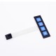 Teclado matricial de membrana 1x4, 4 teclas, painel de controle SCM - Thumb - 2