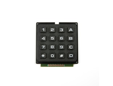 Teclado matricial 4x4 preto - Imagem 1