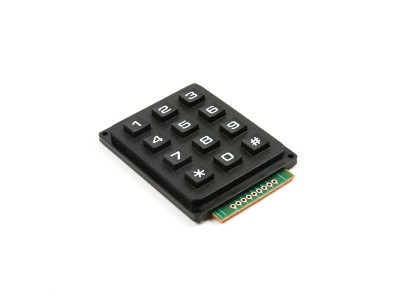 Teclado matricial 3x4 preto - Imagem 3
