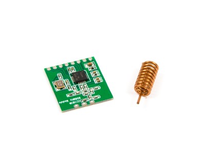 M&oacute;dulo transceptor sem fio CC1101 868 MHz com antena e furo redondo - Imagem 6