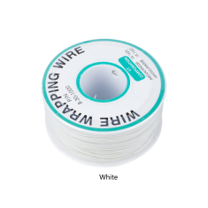 Fio de Cobre 0,5 mm OK Line 30 AWG 190 m Branco - Acess&oacute;rio para Arduino