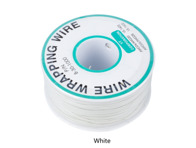 Fio de Cobre 0,5 mm OK Line 30 AWG 190 m Branco - Acess&oacute;rio para Arduino - Imagem 1