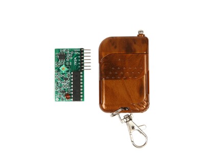 Kit controle remoto inteligente sem fio 315MHz 4 teclas - Imagem 2