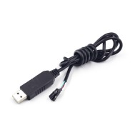 Cabo conversor USB para TTL 4 pinos PL2303HX