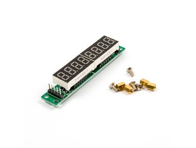 M&oacute;dulo de display de tubo digital com controlador MAX7219, cor vermelha - Imagem 2