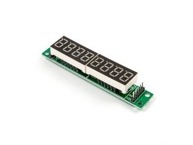 M&oacute;dulo de display de tubo digital com controlador MAX7219, cor vermelha - Imagem 1