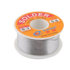 Fio de solda 0,8 mm 100 g 63/37 estanho-chumbo n&uacute;cleo de resina 35% de fluxo bobina