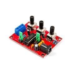 Kit gerador de fun&ccedil;&otilde;es XR2206 1 Hz a 1 MHz, sa&iacute;da seno/tri&acirc;ngulo/quadrada, frequ&ecirc;ncia ajust&aacute;vel e alta precis&atilde;o