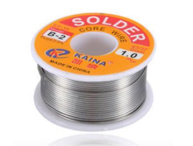 Fio de solda 1,0 mm 100 g liga 63/37 (estanho/chumbo) n&uacute;cleo de colof&ocirc;nia 35% em carretel - Imagem 1