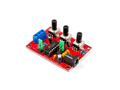 Kit DIY Gerador de Fun&ccedil;&otilde;es XR2206 1Hz&ndash;1MHz Sa&iacute;das Seno/Tri&acirc;ngulo/Quadrada Ajust&aacute;vel Alta Precis&atilde;o - Imagem 1