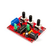 Kit DIY Gerador de Fun&ccedil;&otilde;es XR2206 1Hz&ndash;1MHz Sa&iacute;das Seno/Tri&acirc;ngulo/Quadrada Ajust&aacute;vel Alta Precis&atilde;o