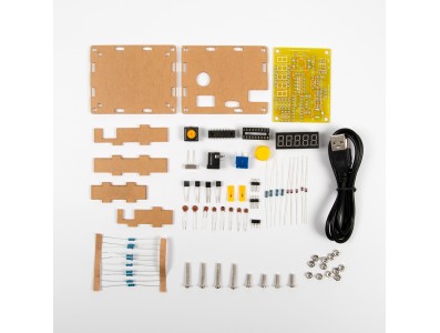 Kit DIY Testador e Contador de Cristal/Frequ&ecirc;ncia 1 Hz-50 MHz com Caixa - Imagem 2