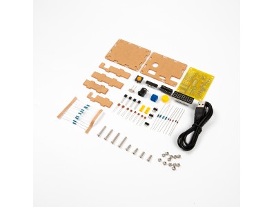 Kit DIY Testador e Contador de Cristal/Frequ&ecirc;ncia 1 Hz-50 MHz com Caixa - Imagem 3