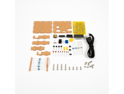 Kit DIY Testador e Contador de Cristal/Frequ&ecirc;ncia 1 Hz-50 MHz com Caixa - Imagem 5