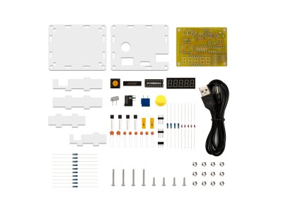 Kit DIY Testador e Contador de Cristal/Frequ&ecirc;ncia 1 Hz-50 MHz com Caixa - Imagem 1