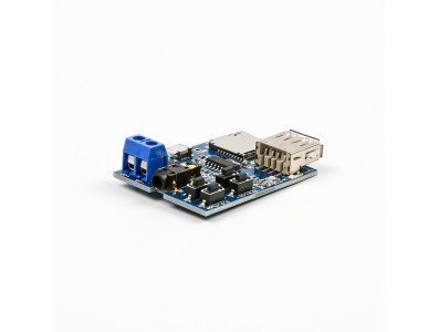 Placa decodificadora MP3 n&atilde;o destrutiva com alimenta&ccedil;&atilde;o pr&oacute;pria para cart&atilde;o TF e U-disk - Imagem 2