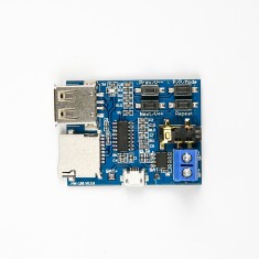 Placa decodificadora MP3 n&atilde;o destrutiva com alimenta&ccedil;&atilde;o pr&oacute;pria para cart&atilde;o TF e U-disk