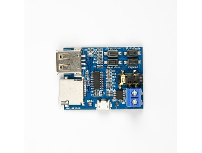 Placa decodificadora MP3 n&atilde;o destrutiva com alimenta&ccedil;&atilde;o pr&oacute;pria para cart&atilde;o TF e U-disk - Imagem 1
