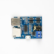 Placa decodificadora MP3 n&atilde;o destrutiva com alimenta&ccedil;&atilde;o pr&oacute;pria para cart&atilde;o TF e U-disk