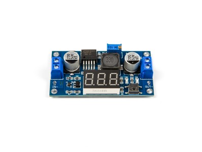 M&oacute;dulo Booster DC-DC LM2577 com Volt&iacute;metro Digital - Imagem 3