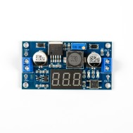 M&oacute;dulo Booster DC-DC LM2577 com Volt&iacute;metro Digital