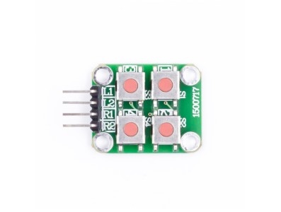 M&oacute;dulo matriz 2x2 com 4 bot&otilde;es para Arduino - Imagem 2