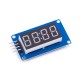 M&oacute;dulo Display LED Vermelho TM1637 4 Bits com Rel&oacute;gio - Thumb - 3
