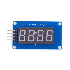 M&oacute;dulo Display LED Vermelho TM1637 4 Bits com Rel&oacute;gio