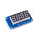 M&oacute;dulo Display LED Vermelho TM1637 4 Bits com Rel&oacute;gio - Thumb - 5