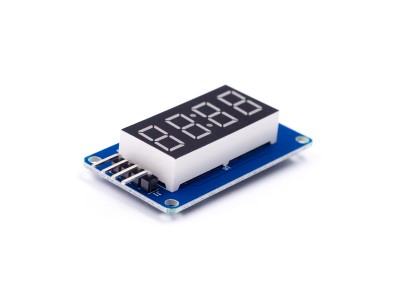 M&oacute;dulo Display LED Vermelho TM1637 4 Bits com Rel&oacute;gio - Imagem 6