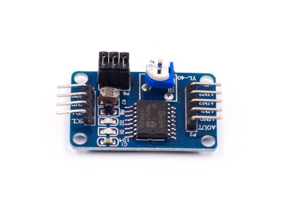 M&oacute;dulo PCF8591 conversor AD/DA com conector 4 pinos F-F - Imagem 4