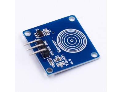M&oacute;dulo sensor capacitivo digital TTP223B, interruptor por toque - Imagem 2