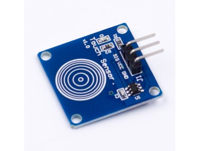 M&oacute;dulo sensor capacitivo digital TTP223B, interruptor por toque - Imagem 3