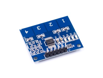 M&oacute;dulo TTP224 toque capacitivo 4 vias - Imagem 2