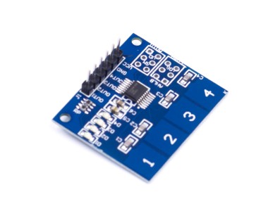 M&oacute;dulo TTP224 toque capacitivo 4 vias - Imagem 4