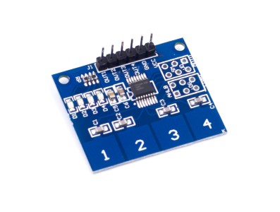 M&oacute;dulo TTP224 toque capacitivo 4 vias - Imagem 5