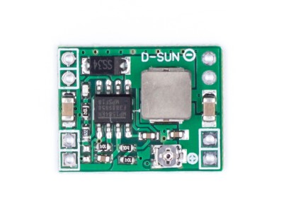 M&oacute;dulo conversor DC-DC rebaixador ajust&aacute;vel MP1584EN/LM2596 mini ultrapequeno 3A 24V para 12V 9V 5V 3V - Imagem 1