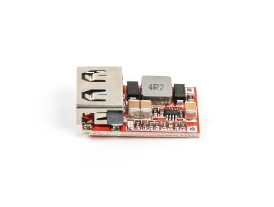 M&oacute;dulo DC-DC step-down 97,5% de efici&ecirc;ncia, entrada de 6 a 24 V, sa&iacute;da USB 5 V 3 A - Imagem 4